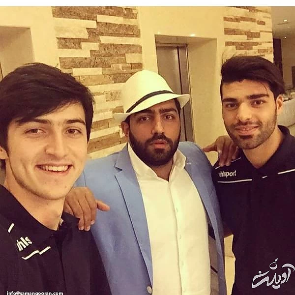 سامان گوران و فوتبالیست ها